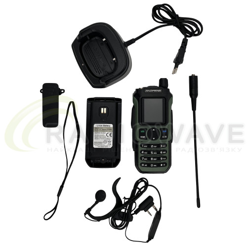 Фото: Baofeng Професійна аналогова портативна рація Baofeng UV-21M green