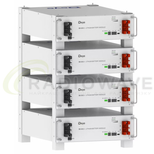 Фото: Deye Модульний акумулятор Deye SE-G5.3 Battery Module: 51.2 V 104 AH - 5.32 KWH/PC