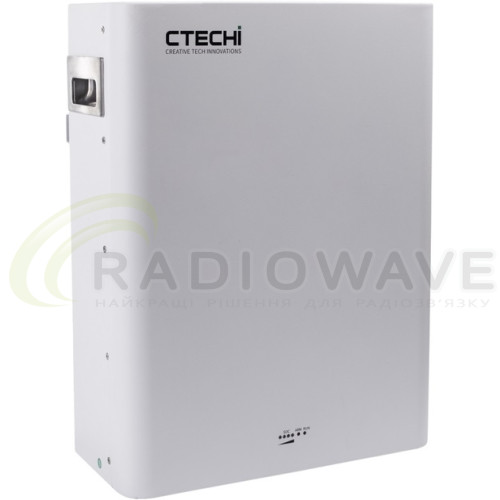 Фото: Ctechi Настінний акумулятор Ctechi 48 V 50 AH LiFePO4 2.4 KWH