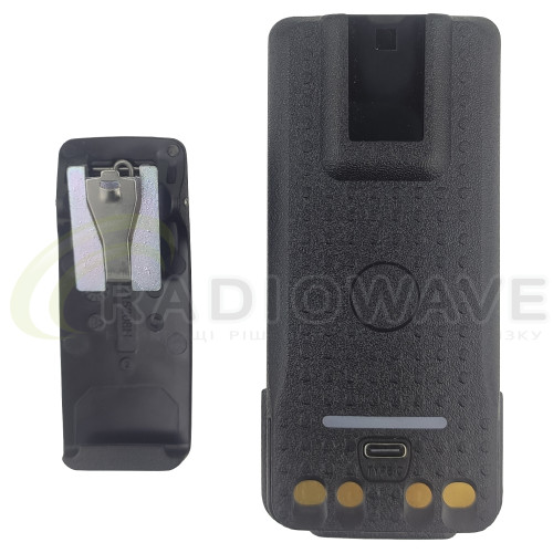 Фото: Motorola Акумулятор (+ кліпса) Motorola PMNN4409BR TYPE-C Li-Ion 3000 мАг для рацій DP40xx