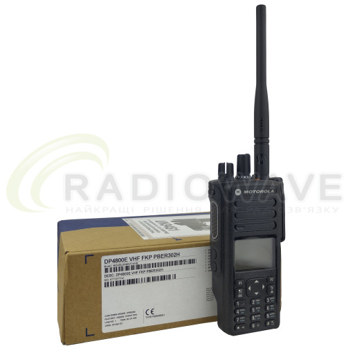 Фото: Motorola Професійна цифрова портативна рація Motorola DP4800e VHF Li-Ion 2450 мАг (MDH56JDN9VA1AN)