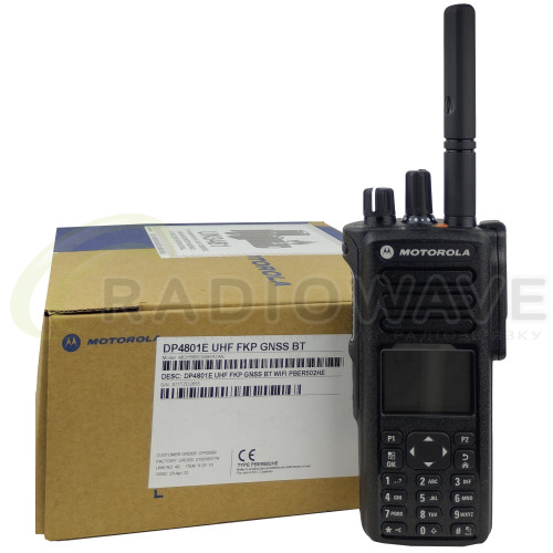 Фото: Motorola Професійна цифрова портативна рація Motorola DP4801e UHF Li-Ion 2450 мАг (MDH56RDN9RA1AN)