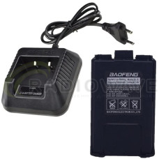 Зарядний комплект для рації Baofeng UV-5R (1WCUV5R + 1 АКБ BL-5)