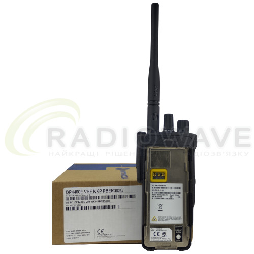 Фото: Motorola Професійна цифрова портативна рація Motorola DP4400e VHF Li-Ion 2100 мАг (MDH56JDC9VA1AN)