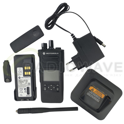 Фото: Motorola Професійна цифрова портативна рація Motorola DP4600e VHF Ni-Mh 1400 мАг (MDH56JDQ9VA1AN)