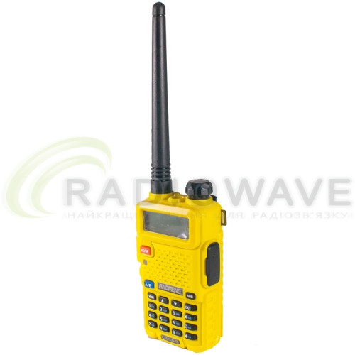 Фото: Baofeng Дводіапазонна портативна рація Baofeng UV-5R YELLOW