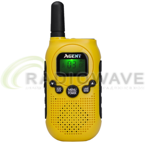 Фото: Agent Професійна безліцензійна портативна рація Agent AR-T6 YELLOW