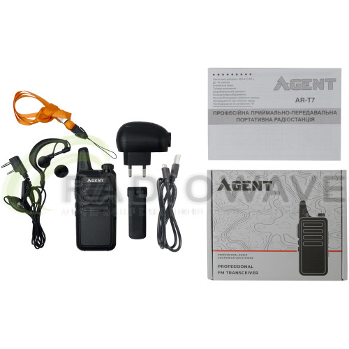 Фото: Agent Портативна любительська рація Agent AR-T7 BLACK