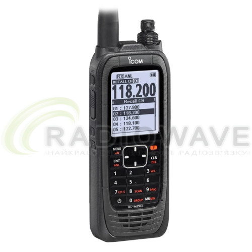 Фото: Icom Портативна авіаційна рація Icom IC-A25NE