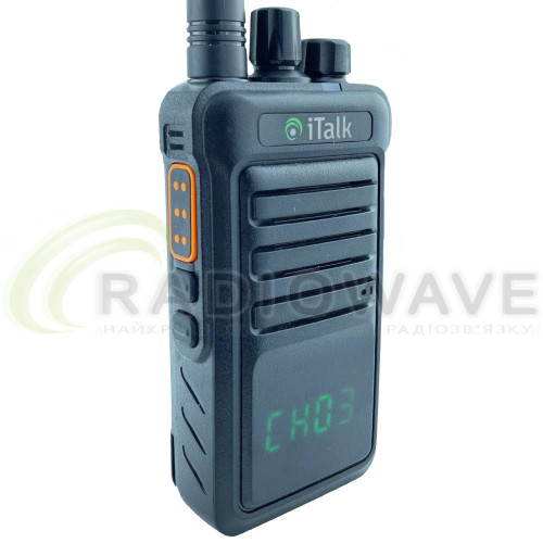 Фото: iTalk Професійна аналогова портативна рація iTalk i-261 Black