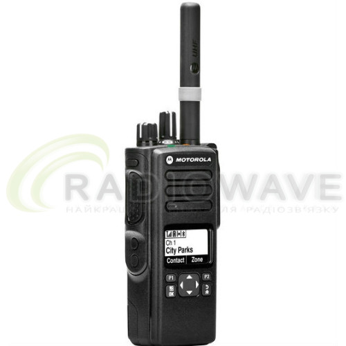Фото: Motorola Професійна цифрова портативна рація Motorola DP4601e VHF Li-Ion 2100 мАг (MDH56JDQ9RA1AN)