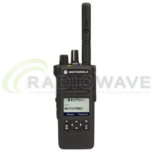 Фото: Motorola Професійна цифрова портативна рація Motorola DP4601e VHF Li-Ion 2450 мАг (MDH56JDQ9RA1AN)
