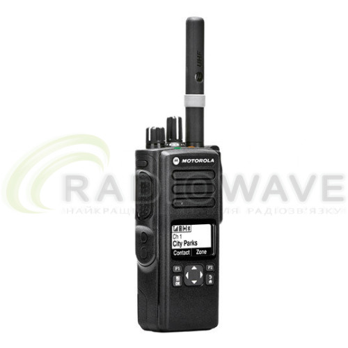 Фото: Motorola Професійна цифрова портативна рація Motorola DP4601e UHF Ni-Mh 1400 мАг (MDH56RDQ9RA1AN)