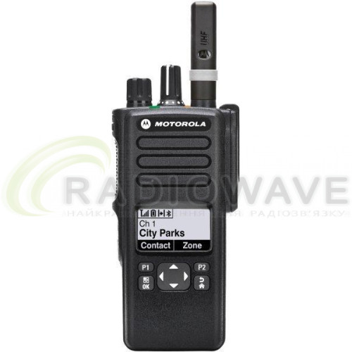 Фото: Motorola Професійна цифрова портативна рація Motorola DP4601e UHF Li-Ion 2450 мАг (MDH56RDQ9RA1AN)