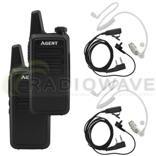 Фото: Agent Комплект рацій Agent AR-T7 Service Staff Black
