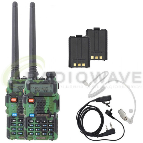 Фото: Baofeng Комплект рацій Baofeng UV-5R Urban Camo