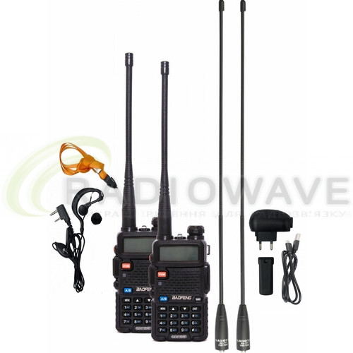 Фото: Baofeng Комплект рацій Baofeng UV-5R Forest Black