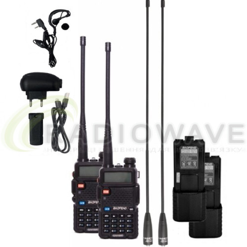 Фото: Baofeng Комплект рацій Baofeng UV-5RHC Tourism Black