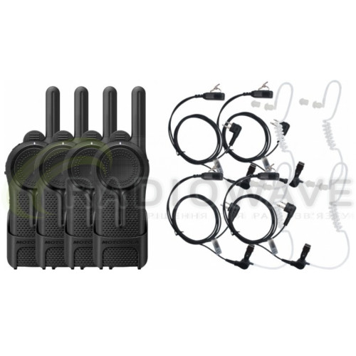 Фото: Motorola Комплект рацій Motorola CLR446 0.5W PMR446 STAFF QUAD PACK