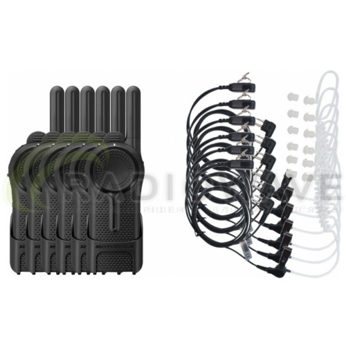 Фото: Motorola Комплект рацій Motorola CLR446 0.5W PMR446 STAFF SIX PACK