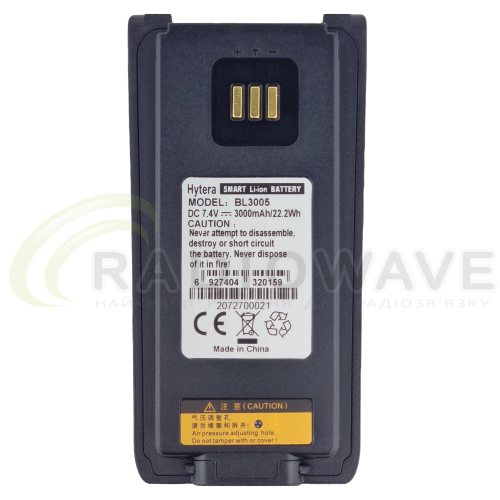 Фото: Hytera Акумулятор Hytera BL3005