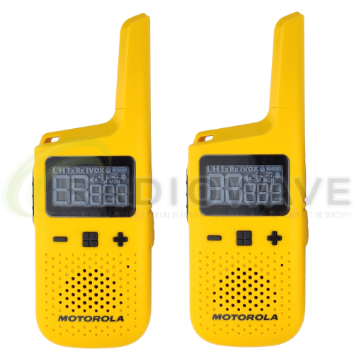Фото: Motorola Комплект рацій Motorola T72 Twin Pack Yellow