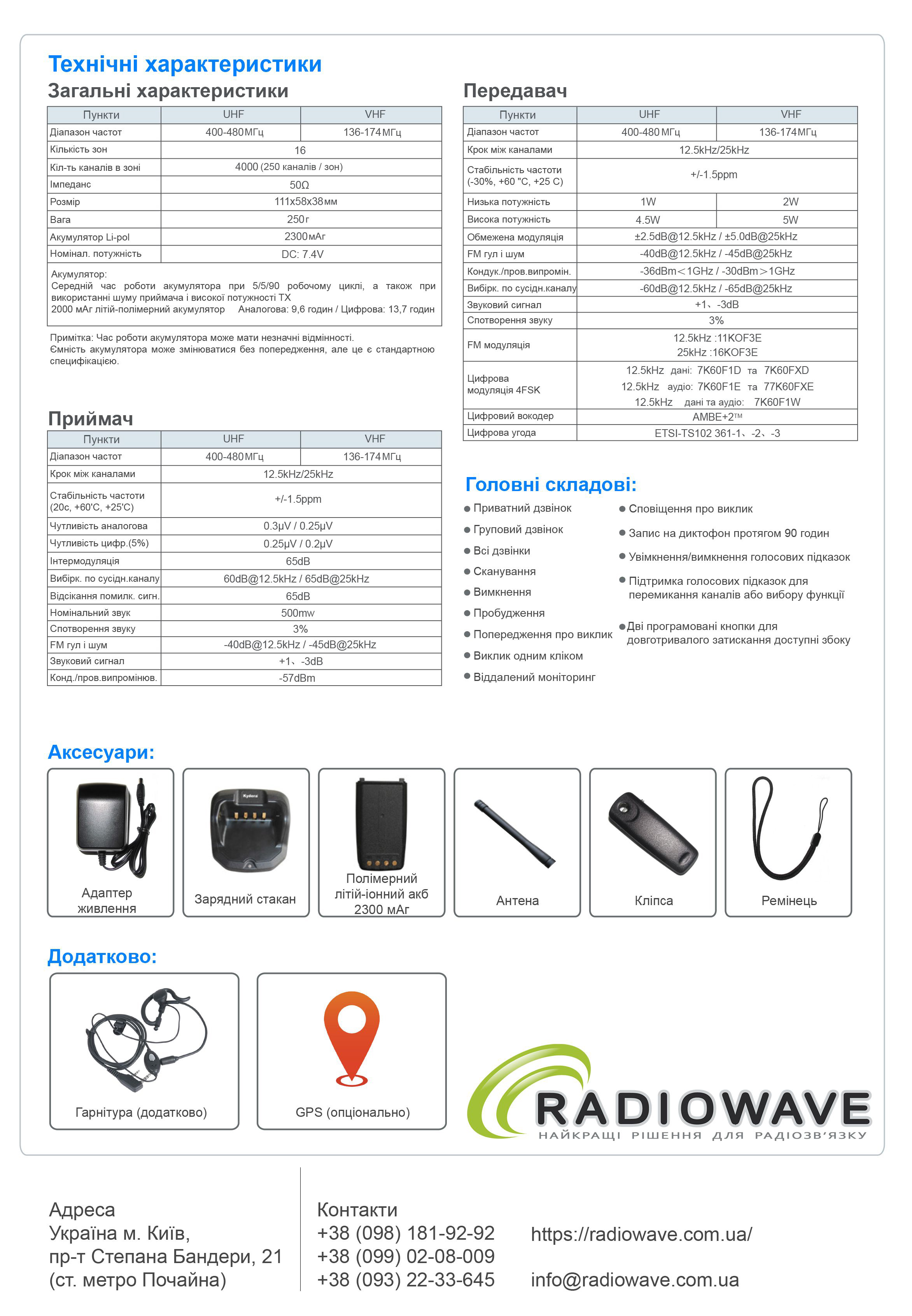 Презентація Kydera DR-8200 UHF Radiowave_2 Презентація Kydera DR-8200 UHF Radiowave_2
