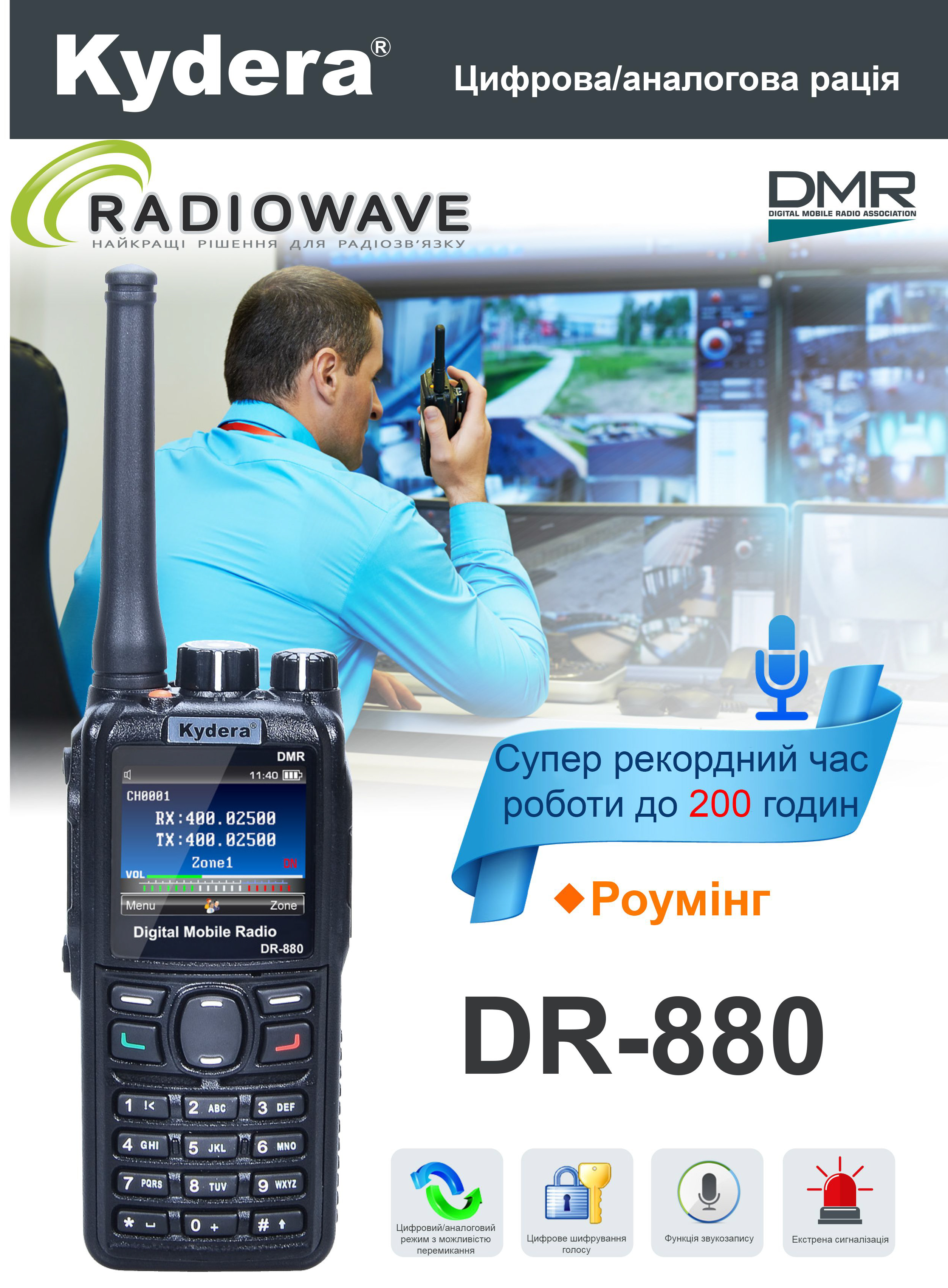 Презентація Kydera DR-880 UV Plus Radiowave_1